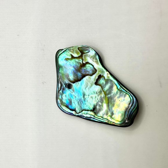 1.5" Abalone Shell Ocean Sea Pendant Holographic Beach - Picture 5 of 8
